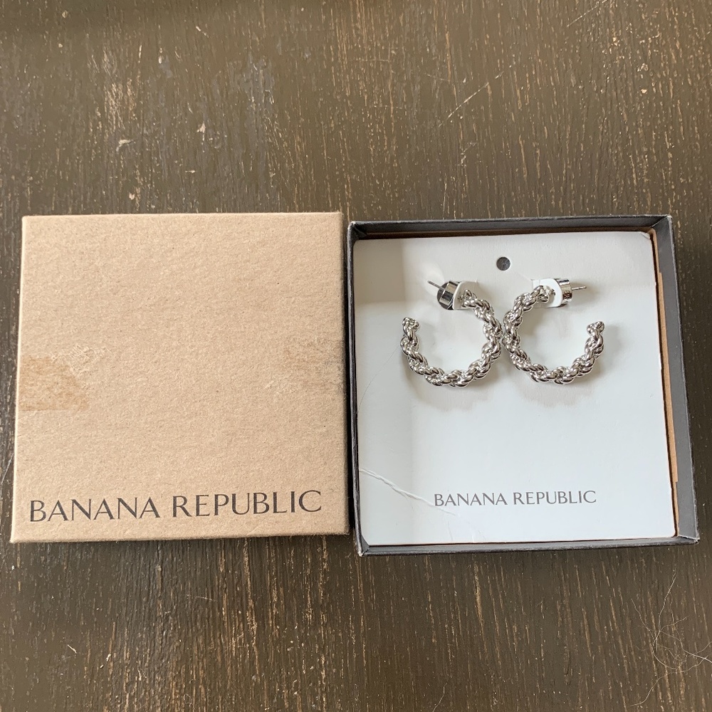 Brand new with tags banana republic earrings . 38 retail